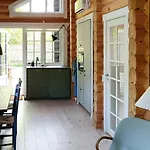 Nordic Idyll In The Log House At *