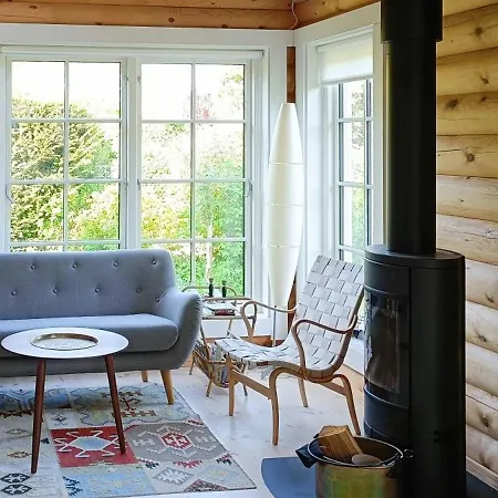 Nordic Idyll In The Log House At *