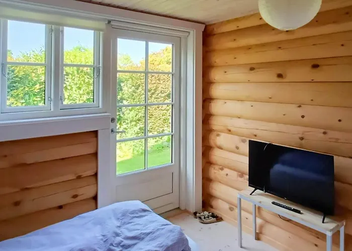 Nordic Idyll In The Log House At 펜션