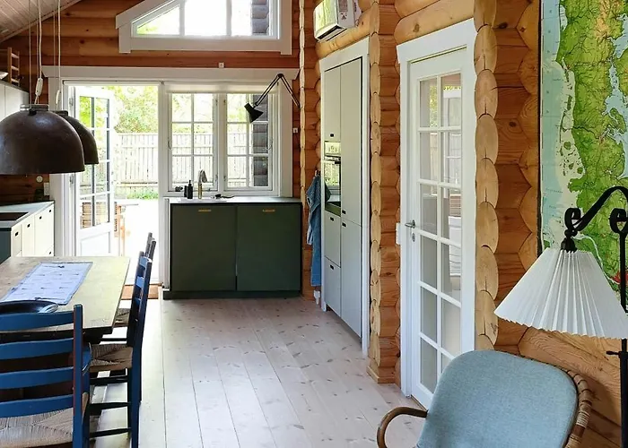 Nordic Idyll In The Log House At *