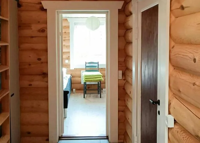 Nordic Idyll In The Log House At