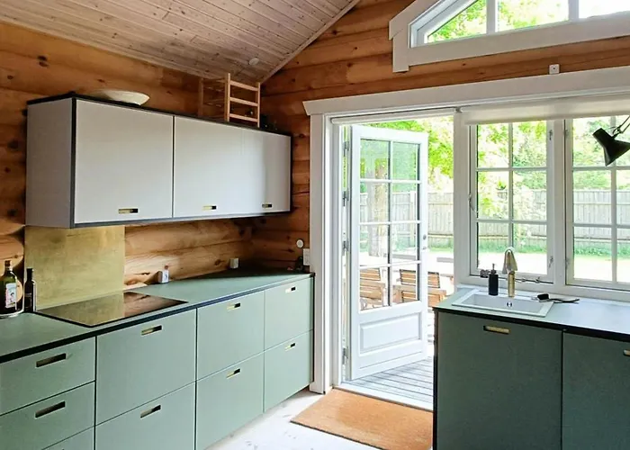 Nordic Idyll In The Log House At *